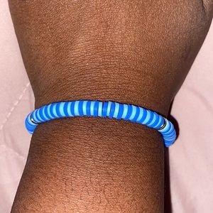 -light blue and dark blue bracelet